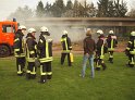 Feuer Lager für Strohballen Koeln Rath Luetzenkirchenerstr P359